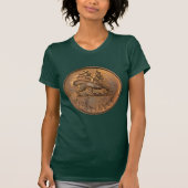 Jah Army Empire of Ethiopia Rastafari Girls Shirt (Vorderseite)