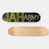 JAH ARMY / TST Skateboard, 7¾ Zoll Deck Skateboard (Horizontal)