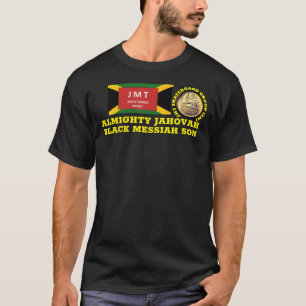 JAH & BLACK MESSIAH SON Basic Dunkel T - Shirt