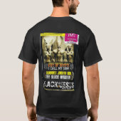 JAH & BLACK MESSIAH SON Basic Dunkel T - Shirt (Rückseite)