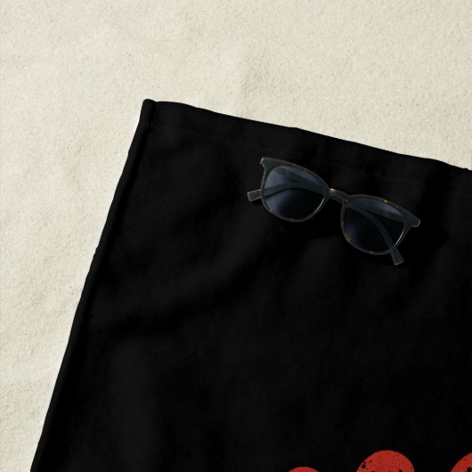 Jah Bless Every Step I take Rasta Strandtuch (Beispiel)