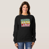 Jah Bless Rasta Raggae Ragga Roots God Rasta Sweatshirt (Vorne ganz)