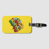 Jah Bless Reggae Gepäckanhänger (Vorderseite (Horizontal))