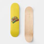Jah Bless Reggae Skateboard (Vorderseite)