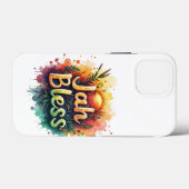 Jah Bless Reggae Watercolor Case Rasta Vibes & Art (Rückseite (Horizontal))