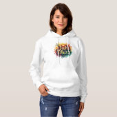Jah Bless Reggae Watercolor Women’s Hoodie (Vorne ganz)