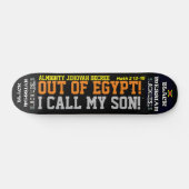 JAH DECREE OUT OF EYGPT Skateboard, 7¾" Deck Skateboard (Horizontal)