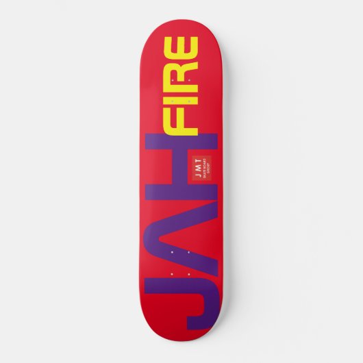 JAH FIRE OFFIZIELL Skateboard (Vorderseite)