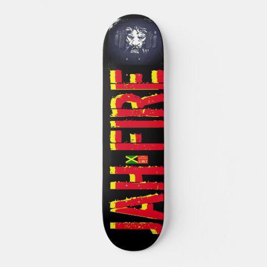JAH FIRE Skateboard (Vorderseite)