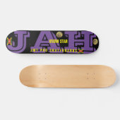 JAH KNOW STAR JMT 7 3/4" Skateboard Deck (Horizontal)