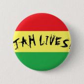 Jah Leben! Button (Vorderseite)