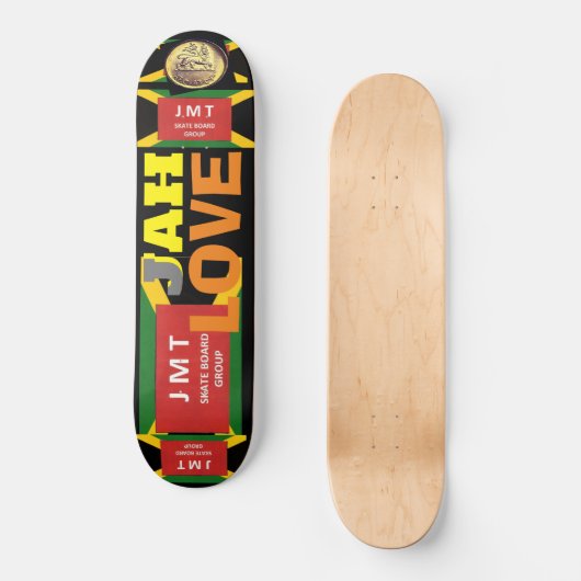 JAH LIEBE JMT Skateboard (Vorderseite)