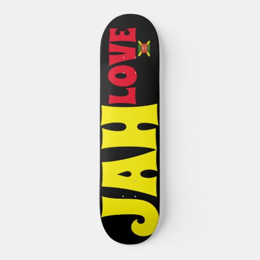 JAH LIEBE Skateboard (Vorderseite)