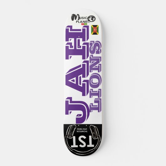 JAH LIONS / TST Skateboard (Vorderseite)