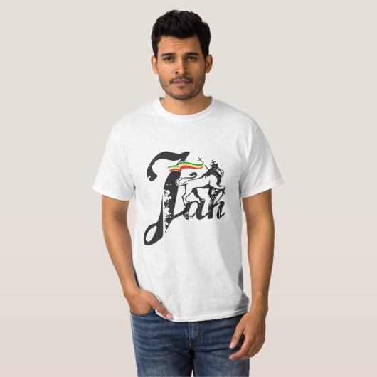 Jah Löwe T-Shirt (Vorne ganz)