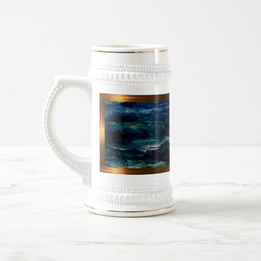 JAH MEER + hochauflösendere Seemann SchaleTasse Bierglas (Links)