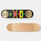 JAH RASTA Skateboard (Horizontal)
