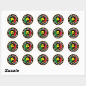Jah Rastafara Haile Sleassie Royal Rasta Sticker (Blatt)
