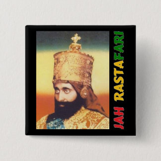 Jah Rastafari Abzeichen Button