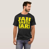 JAH RASTAFARI & BLACK MESSIAH Basic Dark T - Shirt (Vorne ganz)