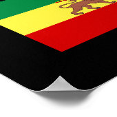 Jah Rastafari, Haile Selassie I Canvas Print 1,5 f Poster (Ecke)