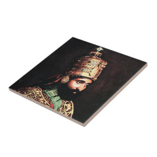 Jah Rastafari Haile Selassie Rasta Livity Roots Fliese