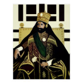Jah Rastafari Haile Selassie Rasta Livity Roots Poster (Vorderseite)