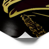 Jah Rastafari Haile Selassie Rasta Livity Roots Poster (Ecke)