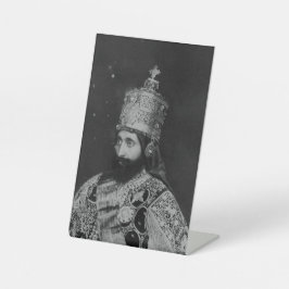 Jah Rastafari Haile Selassie Rasta Livity Roots Sockelschild