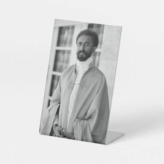 Jah Rastafari Haile Selassie Rasta Roots Sockelschild (Vorderseite)