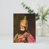 Jah Rastafari HIM Rasta INI Livity One Love Roots Postkarte (Stehend Vorderseite)