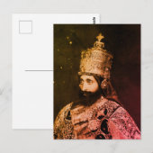 Jah Rastafari HIM Rasta INI Livity One Love Roots Postkarte (Vorne/Hinten)
