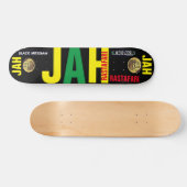 JAH RASTAFARI JMT 7 3/4" Skateboard Deck (Horizontal)