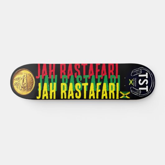 JAH RASTAFARI JMT 7 3/4" Skateboard Deck (Horizontal)