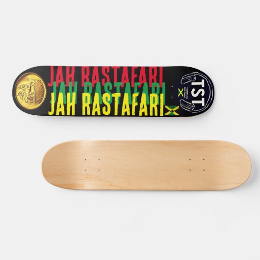 JAH RASTAFARI JMT 7 3/4" Skateboard Deck (Horizontal)