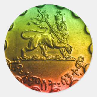 Jah Rastafari Lion von Judah Sticker