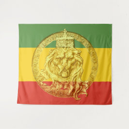 Jah Rastafari Löwe von Judah Wall Tapestry Wandteppich