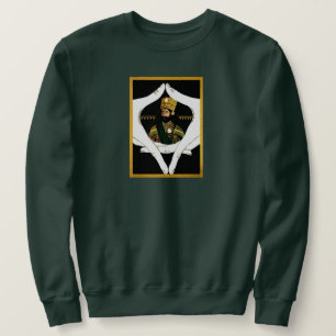 Jah Rastafari Rasta Reggae INI Haile Selassie  Sweatshirt