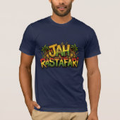 Jah Rastafari Reggae T-Shirt (Vorderseite)