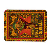 Jah Rastafari Selassie Rasta Reggae Afrika Roots Magnet (Horizontal)