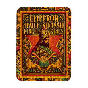 Jah Rastafari Selassie Rasta Reggae Afrika Roots Magnet