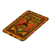 Jah Rastafari Selassie Rasta Reggae Afrika Roots Magnet (Linke Seite)