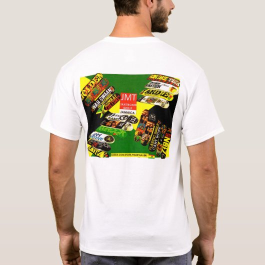 JAH SEND MI KOMMT. Männer Basic T-Shirt (Rückseite)