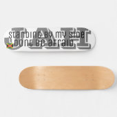 JAH STEHEND VON MEINER SEITE SKATEBOARD (Horizontal)