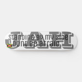 JAH STEHEND VON MEINER SEITE SKATEBOARD (Horizontal)