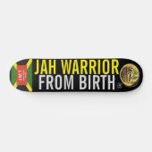 JAH WARRIOR VOM GEBURTSJMT Skateboard, 7¾" Deck Skateboard (Horizontal)