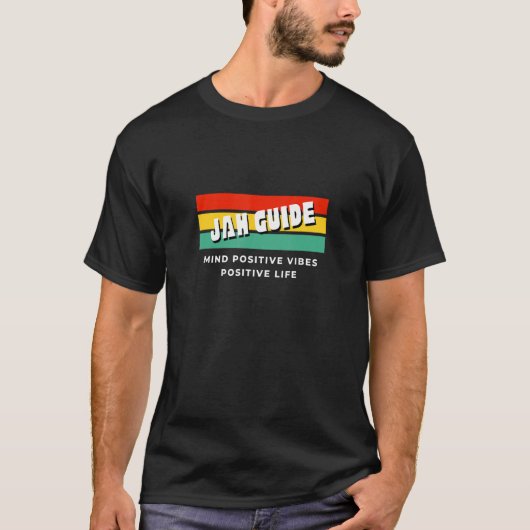 Jah Will Guide Rastafarian Roots segne up Rasta T-Shirt (Vorderseite)