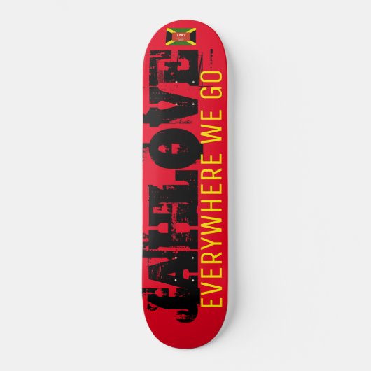 JAHLOVE Skateboard (Vorderseite)
