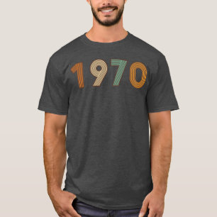Jahr 1970 Lang lebe die 70er Retro-Farben T-Shirt