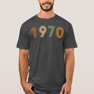Jahr 1970 Lang lebe die 70er Retro-Farben T-Shirt